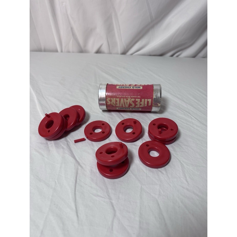 Vintage Life Savers Puzzle Wild Cherry 5" Tall 1980s - Missing 1 Piece Candy
